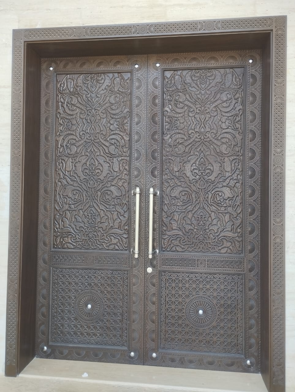 Carved Entrance Door
